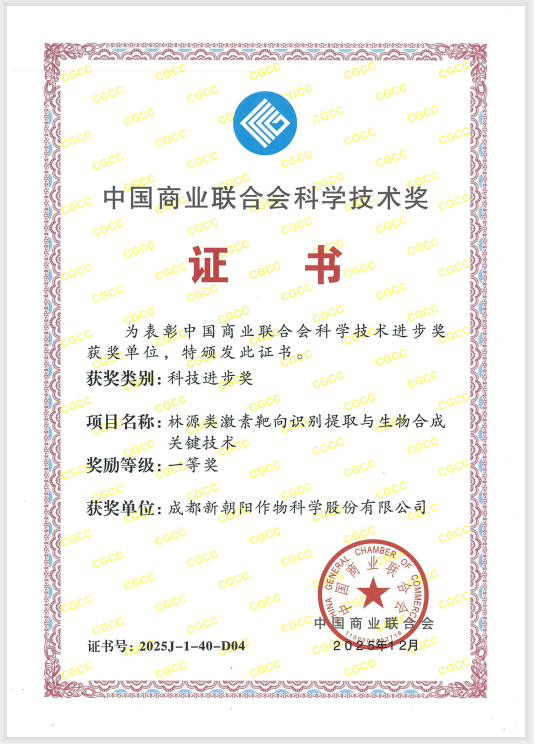 新朝陽榮獲科學(xué)技術(shù)獎一等獎