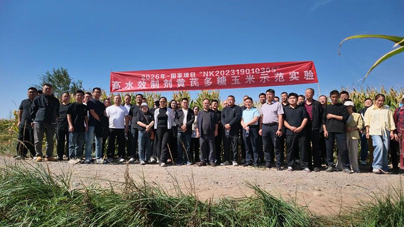 聚焦寒旱農(nóng)業(yè)｜國(guó)家項(xiàng)目高水效制劑黃芪多糖玉米示范觀摩會(huì)在張掖成功舉辦